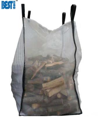 Κίνα Breathable 1 ton vented bulk bags ventilated wood1200kg big bag for firewood potato onion προς πώληση