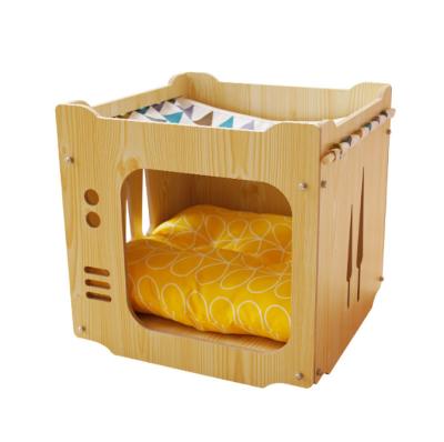 China RM's Stored Cat Litter Cat Tree Fenced Cat House Production Real Estate Box Can Be Stacked Swing Frame Climbing for sale