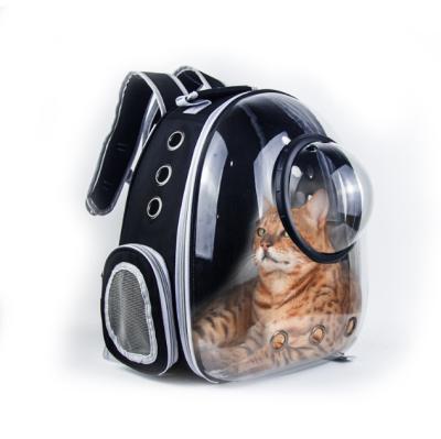 China RM Amazon Success Astronaut Window Breathable Transparent Pet Carrier Travel Bag Backpack 16.5*12*11 Inch for sale