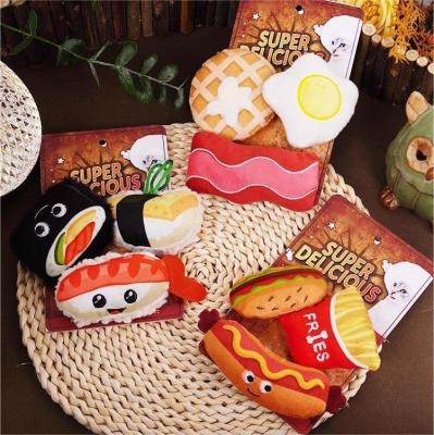 China 2023 New Viable Customized Anti-Sounding Cat Toy Burger Eggs Burger Eggs Catnip Cat Toy Stuffed Toy Anti-Sounding Supplies for sale