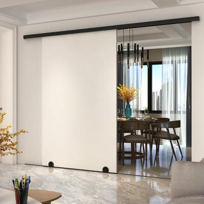 China HODOR BT21 decoration frosted pocket glass doors with sliding hardware decoration system for barn door for sale