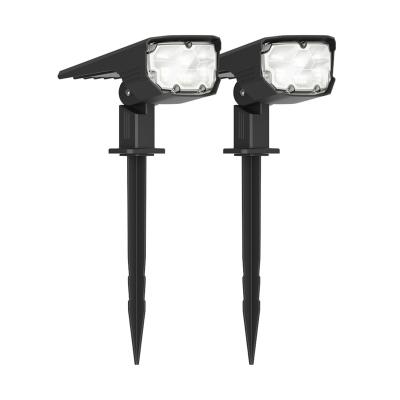 China IPX7 Solar Powered Outdoor Landscape Lights LANDSCAPE 43 LED Waterproof Garden Floodlight Solar Powered Outdoor Lights for Yard Pathway 2 Packs for sale