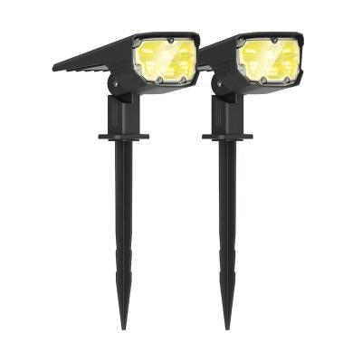 China 43 LED Solar Garden Lights Outdoor Waterproof IPX7 Solar Landscape Spotlights For Yard,Walkway,Driveway,Porch,Patio 2 Pa for sale