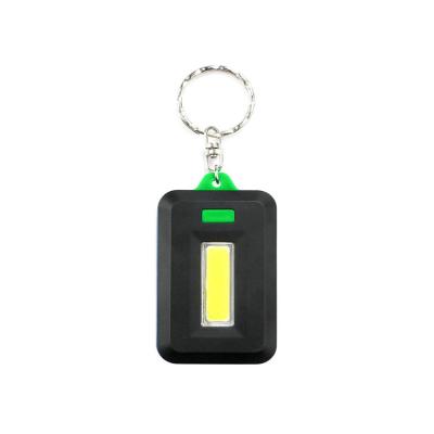 China Hotel Portable Mini Pocket Key Chain Torch Light Flashlight COB Led Mini Work Light For Mountaineering for sale