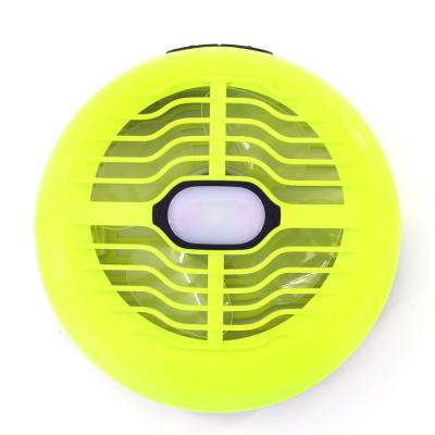 China Desktop Rechargeable Battery Operated Fan Light USB Rechargeable Camping Fan with LED Light for Indoor and Outdoor for sale