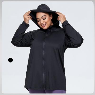 China Wholesale Polyester Workout Jacket Women's Casual Sports Jacket QUICK DRY Plus Size Jacket for sale