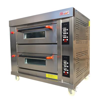 China Platform 3 9 Tray Gas Baking Oven Strong Profitable Commercial Bakery Mechanics for sale