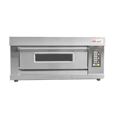 China High Quality Commercial Electric Baking Gas Oven Pastries Baking 1 Decks 2 Trays for sale