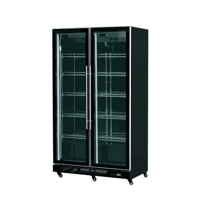 China Double-temperature Commercial Display Chest Freezer Commercial Refrigerator Freezer Countertop Display Showcase for sale