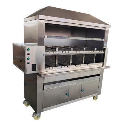 China Innovative Automatic Adjustable Height Charcoal Barbecue Grill Machine Case Thickened for sale