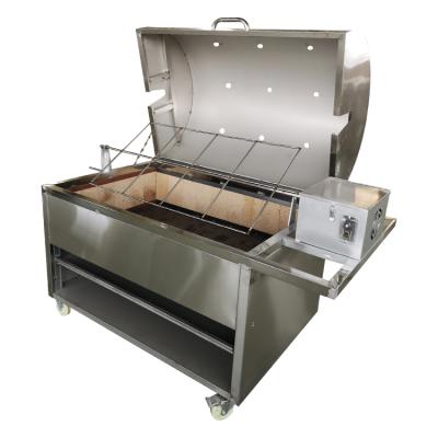 China Adjustable Whole Size Factory Outlet Lamb Roast Lamb Barbecue Grill Machine Pork Lamb Roasting Machine for sale