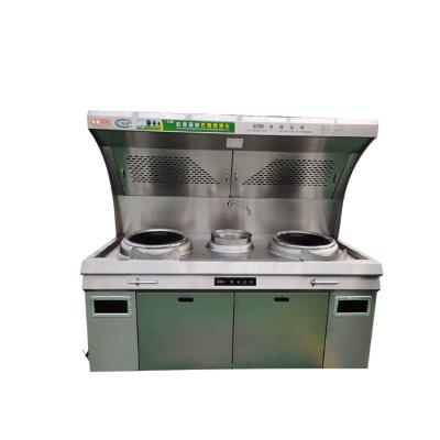 China Built-in environmental protection oven belt purification restaurant car fire smokeless commercial gas stove for sale