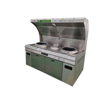 China Environmental Protection Chain Hood Workbench Mobile Gas Stove 1.5mm Stainless Steel Gas Stove for sale