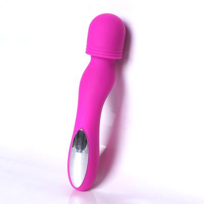 China Hot Selling Real Touch Feeling 30 Frequency Vibration USB Female Clitoris Stimulator AV Magic Wand Massager Filling Vibrator for sale