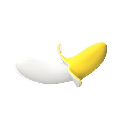 China Cute Stylish Cute Vibrator Water Proof Cute Stimulation Banana Vibrator Water Stimulation Women Girl Masturbation Strong Silicone Vibrator for sale