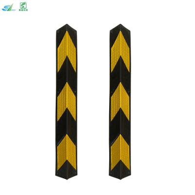 China Traditional Durable Black Shunlu Yellow Reflective Protector Corners Wall Angle for sale