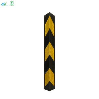 China China Traditional Factory OEM Yellow Black Round Rubber Safety Wall Parking Corner For Protector for sale