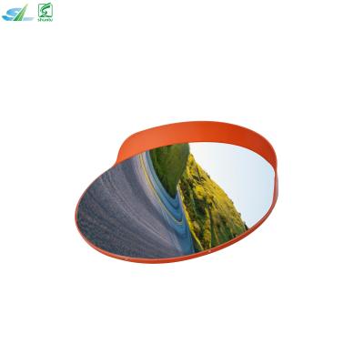 China Decorative round shatterproof concave convex mirror. road safety mirrors 60cm road concave mirror convex mirror for parking safety for sale