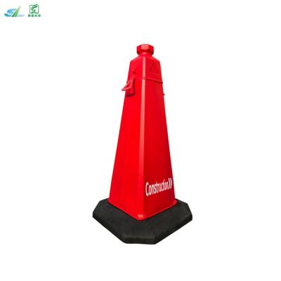 China HDPE Red Reflective Traffic Cone 750mm High With Side Lift Ring for sale