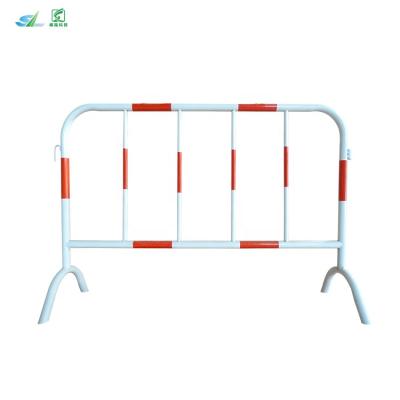 China Crowd Control System Painted Crowd Control Metal Road Safety Barrier for sale