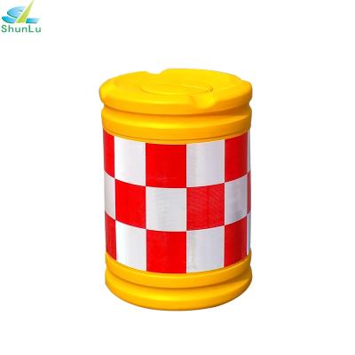 China HDPE Road Safety Anti-Collision Plastic Barrels for sale