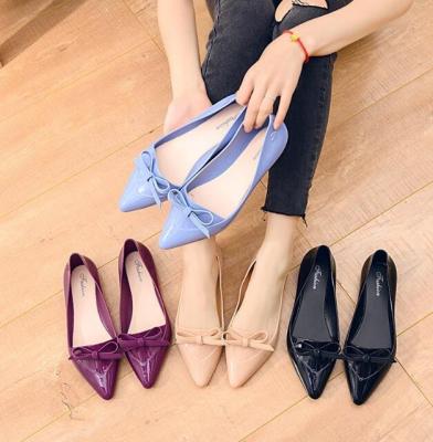 China Pointed Toe Flats Pumps, Bowtie Cute Flats, Dress Office Wedding Classic Deodorization Women's Comfortable Walking Flats for sale