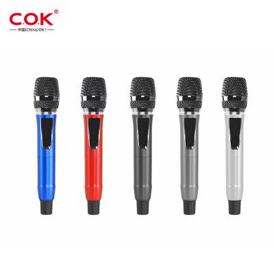 China Wireless microphone microfono inalambrico metal ktv microphone home karaoke system handheld mic player MIC for sale