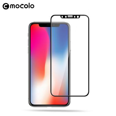 China 2.5D/3D Full Coverage Mocolo 3D Curved Full Coverage Tempered Glass Screen Protector For iPhone X for sale