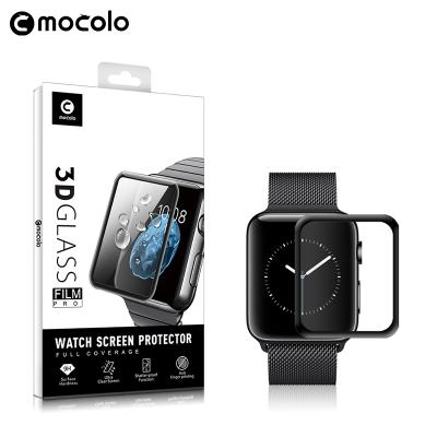 China Universal Full Coverage 2.5D/3D Mocolo Screen Protector Film Grid Screen Protector Tempered Protective Glass For Apple Watch for sale