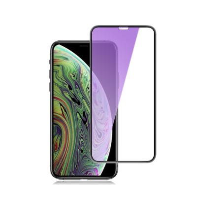 China 2.5D/3D Full Cover 3D Full Cover Tempered Glass Anti-Blue Light Features Screen Protector For iPhone XS for sale