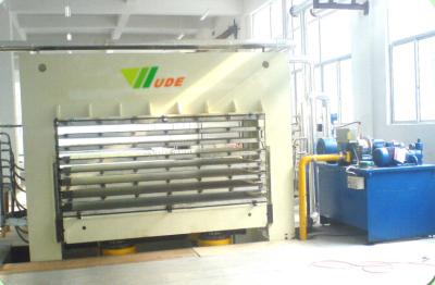 China Multilayer Hot Press Low Pressure Laminating Line For High Glossy Borads Making for sale