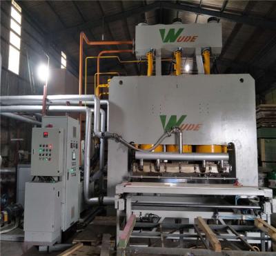 China High Production Capacity Short Cycle Lamination Hot Press With Loading Machine for sale