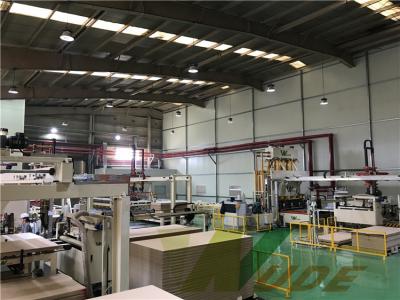 China Hot Press,WDT-JQF(U) Basic Short Cycle Laminating Press,PB Laminating Line,Melamine Paper Laminating Machine for sale