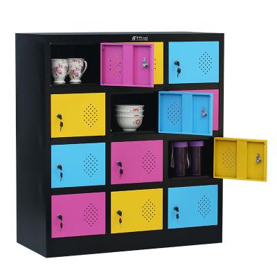 China Modern 12 Door Keys Metal Storage Kids Cabinet Master Cabinet Storage Lockers for sale