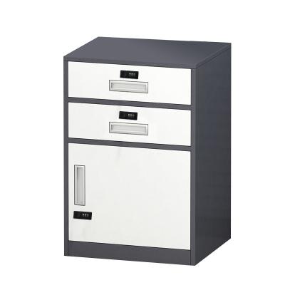 China Combination Lock Cabinet 1 Door 2 Drawer Color Base Customized Filing Cabinet for sale