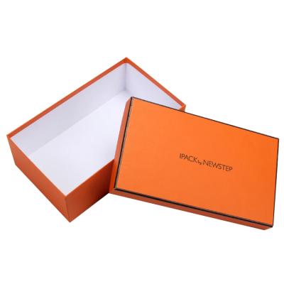 China Handmade Wholesale Luxury Empty Product Package Cardboard Shoe Box With Custom Logo For Gift Packing for sale