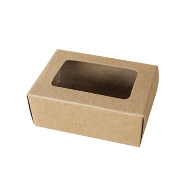 China High Quality Custom Handmade Kraft Paper Soap Paper Packaging Box For Soap for sale