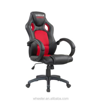 China Environment Friendly Leather Adjustable Chair Massage Racing Gaming Office Chairs With Wheel for sale