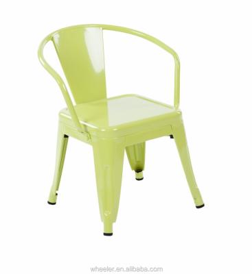 China Environment Friendly Dining Home Child Side Chair Colorful Metal Modern Restaurant For Kindergarten Kids Room T/T 30%/70% ISO9001 50pcs for sale