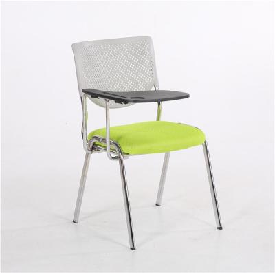 China 2018 Fashionable Mesh Conference Meeting Room Chair Office Visiting Chairs With Notepad for sale