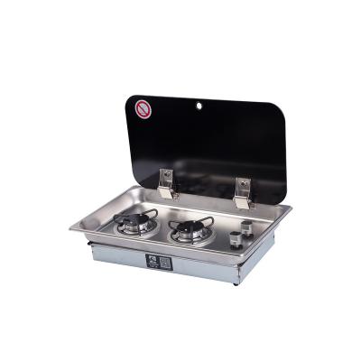 China Hot Sale Portable RV Car Gas Stove Gas Cooker Parts Burner Gas Stove With Sink for sale