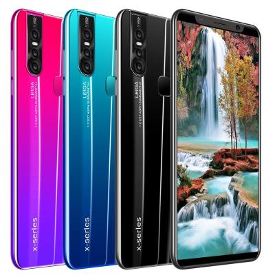 China Dual SIM Card X27 Plus 5.8 Inch 4GB+64GB Android Smartphone 8 Core 5G LET Phone 3 Camera Face ID Unlock Mobile Phone for sale