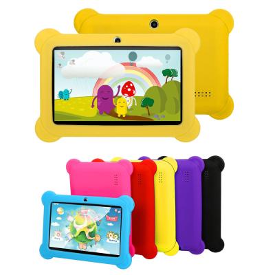 China Hotsale Q88 Waterproof Tablet Gift For Kids Preinstalled Educational APP Android 7 Inch Kids Tablet PC With 1GB Ram 8GB Storage for sale