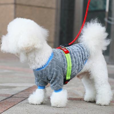 China Wholesale Stocked Teddy Dog Clothes For Pets 2022 New Design Small Warm Winter for sale