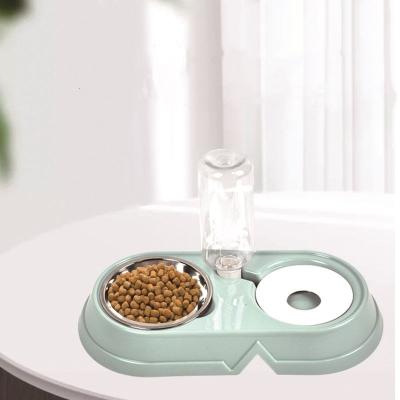 China New Design Pet Bowl Viable Good Price With Bottle Stainless Steel Pet Driver Stainless Steel Dog Water Bowls for sale