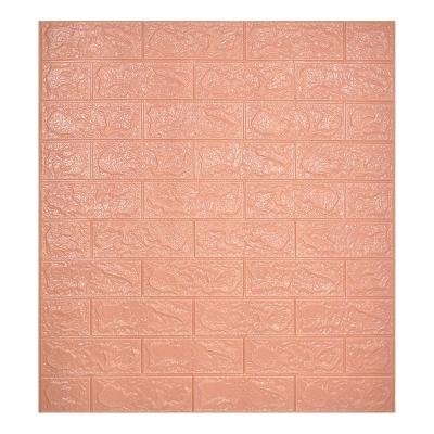 China Waterproof+ECO-Friendly+Easy Install 3D Plaster Wall Panels Wallpaper Dinding Pattern 3D Brick Stone Wallpaper for sale