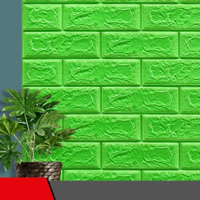 China Waterproof+ECO-Friendly+Easy Install 3D Brick Wallpaper Waterproof Foam Board Brick Wall Paper Washable 3D Wallpaper for sale