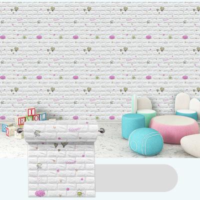 China Waterproof+ECO-Friendly+Easy Install Commercial 3D Wallpaper Cartoon For Kids Decoration Hot Color 3D Wallpaper With Best Price for sale