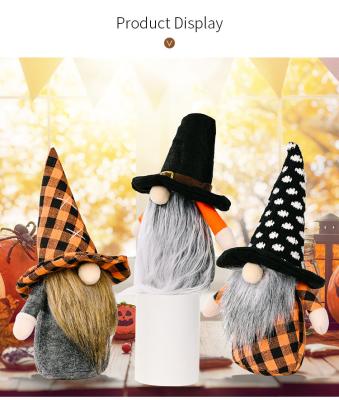 China Fabric Personalized Halloween Faceless Doll Rudolph Halloween Gnomes Handmade For Party Table Home Decoration for sale