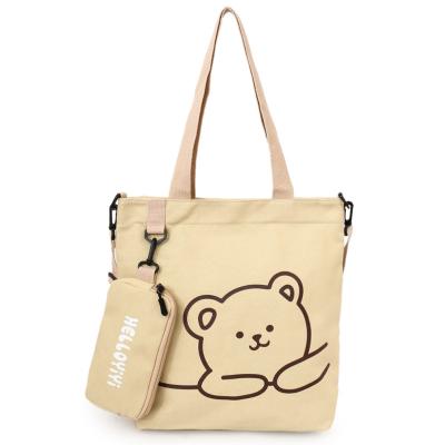 China Other Cute Tote Purse Canvas Shoulder Bag Handbag For Girls Casual Cross - Body School Bag for sale